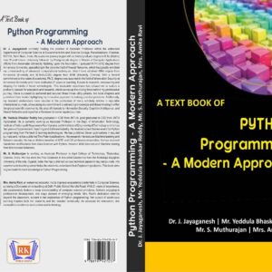 Python Programming – A Modern Approach
