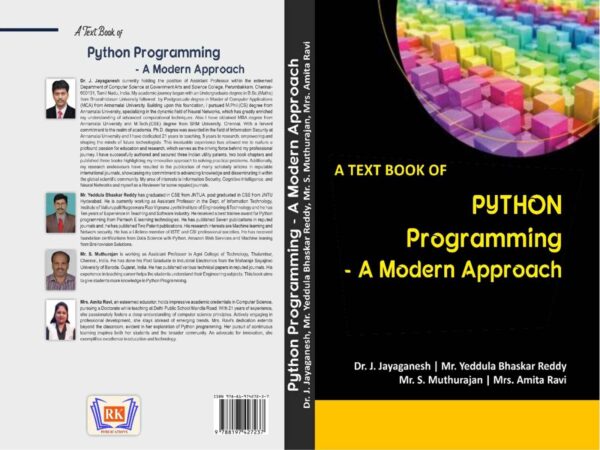 Python Programming – A Modern Approach